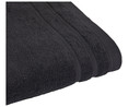 Toalla de lavabo 100% algodón color negro, densidad de 500g/m², ACTUEL.