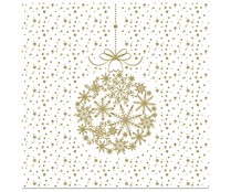 Pack de 20 servilletas de papel decoradas, 38x38 cm, ACTUEL.