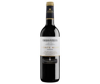 Vino tinto reserva con denominación de origen calificada FEDERICO PATERNINA Monte haro botella de 75 cl. Vino tinto reserva con denominación de origen calificada FEDERICO PATERNINA Monte haro botella de 75 cl.