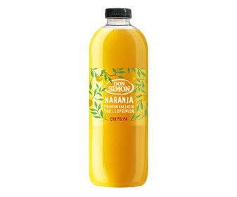 Zumo exprimido naranja 1 l.