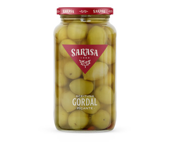 Aceitunas gordal picantes SARASA 520 g. Aceitunas gordal picantes SARASA 520 g.