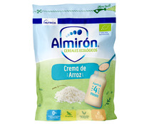 Crema de arroz ecológico, a partir de 4 meses ALMIRÓN Cereales ecológicos 200 g.