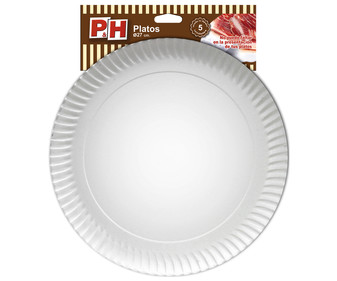 Platos de 27 centímetros de diámetro P&H 5 unidades. Platos de 27 centímetros de diámetro P&H 5 unidades.
