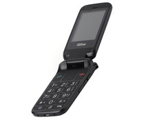 Teléfono móvil libre QILIVE CONCHA, negro, pantalla 6,096cm (2,4"). Teléfono móvil libre QILIVE CONCHA, negro, pantalla 6,096cm (2,4").