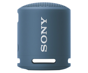 Mini altavoz SONY SRS-XB13 por batería, 5W, hasta 16 horas de duración de batería, color azul.