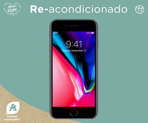 Smartphone 11,93cm (4,7") iPhone 8 gris espacial (REACONDICIONADO), Chip A11 Bionic, 64GB, 12Mpx, vídeo en 4K, iOS 11.