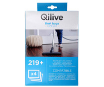 Pack de 4 bolsas de aspirador PRODUCTO ALCAMPO Nº219+ (QILIVE Q.9310).