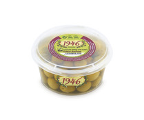 Aceitunas verde con hueso sabor anchoa 1946 200 g.