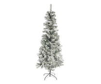 Árbol de navidad formato slim de 362 ramas y 180 centímetros, ideal para espacios reducidos, ACTUEL.