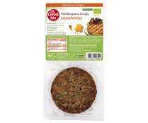 Hamburguesa de tofu con zanahoria ecológica CÉRÉAL BIO pack de 2 uds x 75 g.