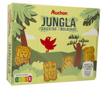 Galletas con cereales JUNGLA  PRODUCTO ALCAMPO 375 g.