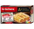 Canelones de pasta fresca al huevo, rellenos de carne (origen 100% nacional) con tomate LA COCINERA Recetas artesanas 500 g.