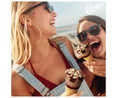 Conos de helado de chocolate, con trocitos de chocolate blanco CORNETTO de Frigo 6 x 90 ml.