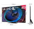 Televisión 139,7cm (55") LED LG 55UR91006LA 4K HDR 10 PRO, SMART TV, WIFI, TDT T2, USB reproductor y grabador, 3HDMI, 50HZ.