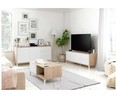 Mueble de TV de 2 puertas y 2 cajones, FORES.