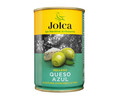 Aceitunas verdes manzanilla rellenas de queso azul JOLCA lata de 130 g.