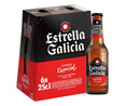 Cervezas ESTRELLA GALICIA ESPECIAL pack de 6 botellines de 25 cl.