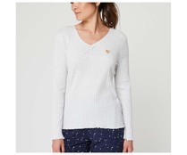 Camiseta de pijama de algodón para mujer IN EXTENSO, talla L.
