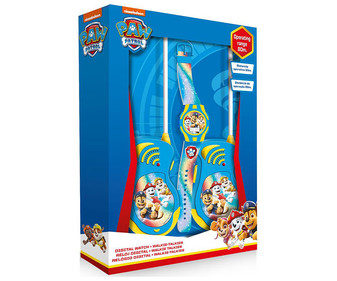 Set de reloj y walkie talkies PATRULLA CANINA. Set de reloj y walkie talkies PATRULLA CANINA.
