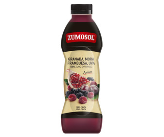 Zumo refrigerado exprimido multifrutas botella de 75 centilitros Zumo refrigerado exprimido multifrutas botella de 75 centilitros