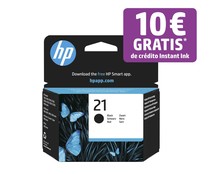 Cartucho de tinta HP 21 C9351AE, negro.