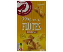 Mini flautas hojaldradas al queso PRODUCTO ALCAMPO, 125 g.