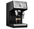 Cafetera espresso DELONGHI ECP 33.21, presión 15 bar, molido o monodosis, depósito 1,1L, calienta tazas.