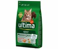 Pienso para gatos adultos a base de salmón y arroz ULTIMA AFFINITY bolsa 1,5 kg.