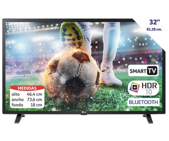 Televisión 81,28 cm (32") LED LG 32LQ630B, HD, SMART TV, WIFI, BLUETOOTH, TDT HD, USB reproductor y grabador, 2HDMI, 50HZ. Televisión 81,28 cm (32") LED LG 32LQ630B, HD, SMART TV, WIFI, BLUETOOTH, TDT HD, USB reproductor y grabador, 2HDMI, 50HZ.