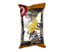 Patatas fritas lisas, sabor huevo frito PRODUCTO ALCAMPO 150 g.