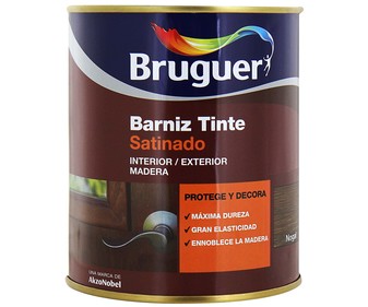Barniz de color nogal satinado 0.75 litros Barniz de color nogal satinado 0.75 litros