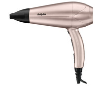 Secador de pelo BABYLISS D565AE, cerámica con queratina, iónico, 2100W, 2 velocidades, 3 temperaturas, botón aire frío.
