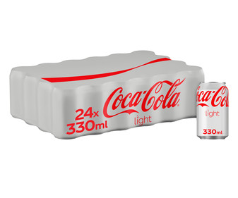Refresco de cola light COCA COLA pack 24 latas de 33 cl. Refresco de cola light COCA COLA pack 24 latas de 33 cl.