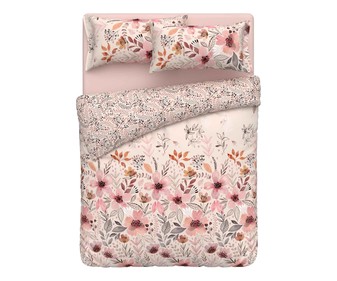 Juego de funda nórdica de percal para cama de 150cm, 100% algodón, ACTUEL.