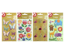 Pegatinas 3D "kids" para creaciones y manualidades, PRODUCTO ALCAMPO.