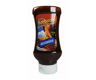 Salsa barbacoa boca abajo ALVIANDA 560 g. Salsa barbacoa boca abajo ALVIANDA 560 g.