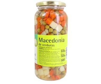 Macedonia de verduras frasco de 325 gramos Macedonia de verduras frasco de 325 gramos