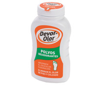 Desodorante en polvo para pies que ayuda a eliminar el olor rápidamente, DEVOR OLOR 100 g.