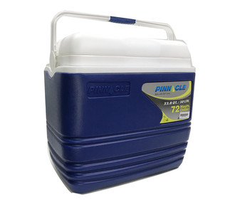 Nevera portatil 32 litros de capacidad, color azul, PINNACLE.