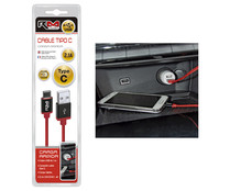 Cable USB Tipo C de carga rápida 2.1A ROLMOVIL de 1 metro.