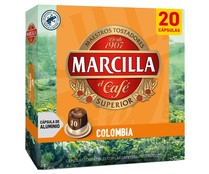 Café Colombia MARCILLA Cápsulas 20uds 104g.