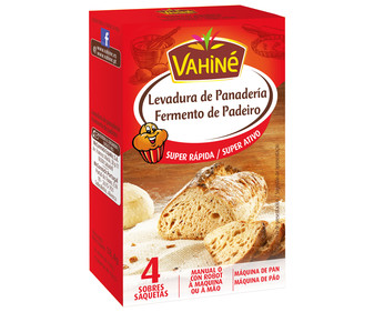 Levadura rápida panadera VAHINÉ 4 uds. x 4,6 g. Levadura rápida panadera VAHINÉ 4 uds. x 4,6 g.