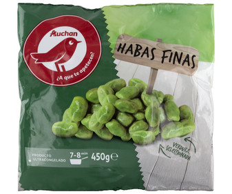 Habas finas PRODUCTO ALCAMPO 450 g. Habas finas PRODUCTO ALCAMPO 450 g.