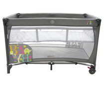 Cuna de viaje color gris, ASALVO SMOOTH Baby.