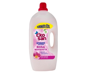 Detergente líquido para lavadora con rosa mosqueta EKOSAN 61 lav. 4 l. Detergente líquido para lavadora con rosa mosqueta EKOSAN 61 lav. 4 l.