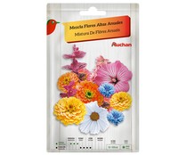 Sobre de semillas para plantar flores altas, de floración anual y de diversas variedades PRODUCTO ALCAMPO.