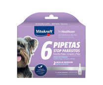 Pipetas stop parásitos, perros pequeños Talla S VITAKRAFT 6 uds.