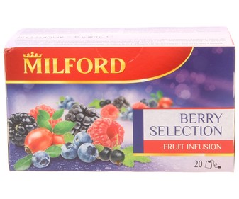 Infusión de frutas del bossque, principalmente bayas MILFORD 20 sobres Infusión de frutas del bossque, principalmente bayas MILFORD 20 sobres