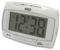 Despertador digital ELCO ED-50 con números grandes.