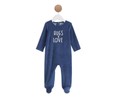 Pijama pelele de terciopelo para bebé IN EXTENSO, talla 80.